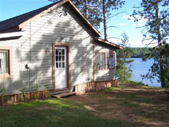 Cottage #1 with view of the lake
