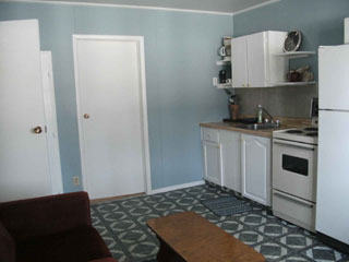 The kitchen in cottage #2